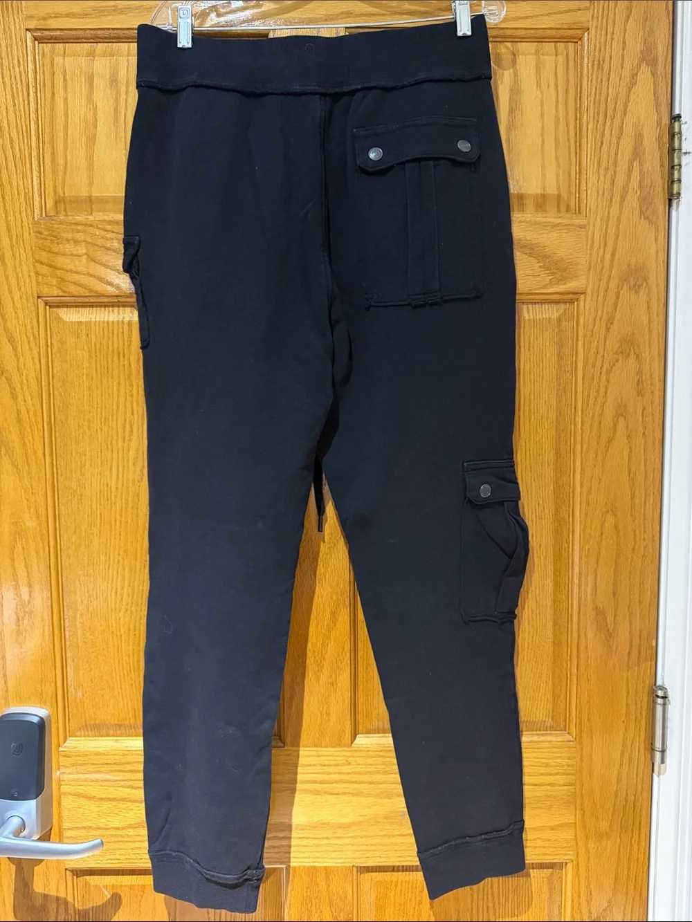 True Religion Black Cargo Jogger Sweatpants